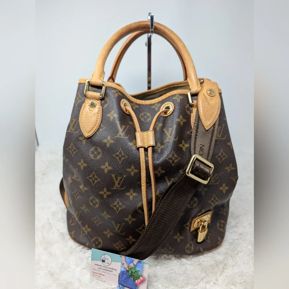 Louis Vuitton Brown and Tan Monogram Bag - Picture 1 of 12